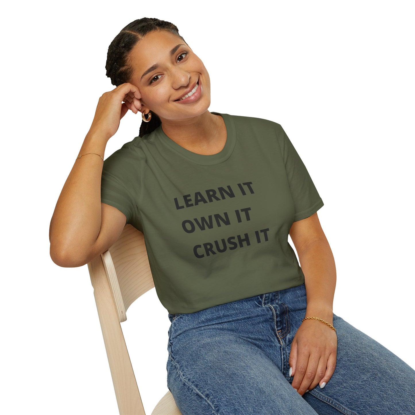 Learn, Own, Crush Unisex Softstyle T-Shirt