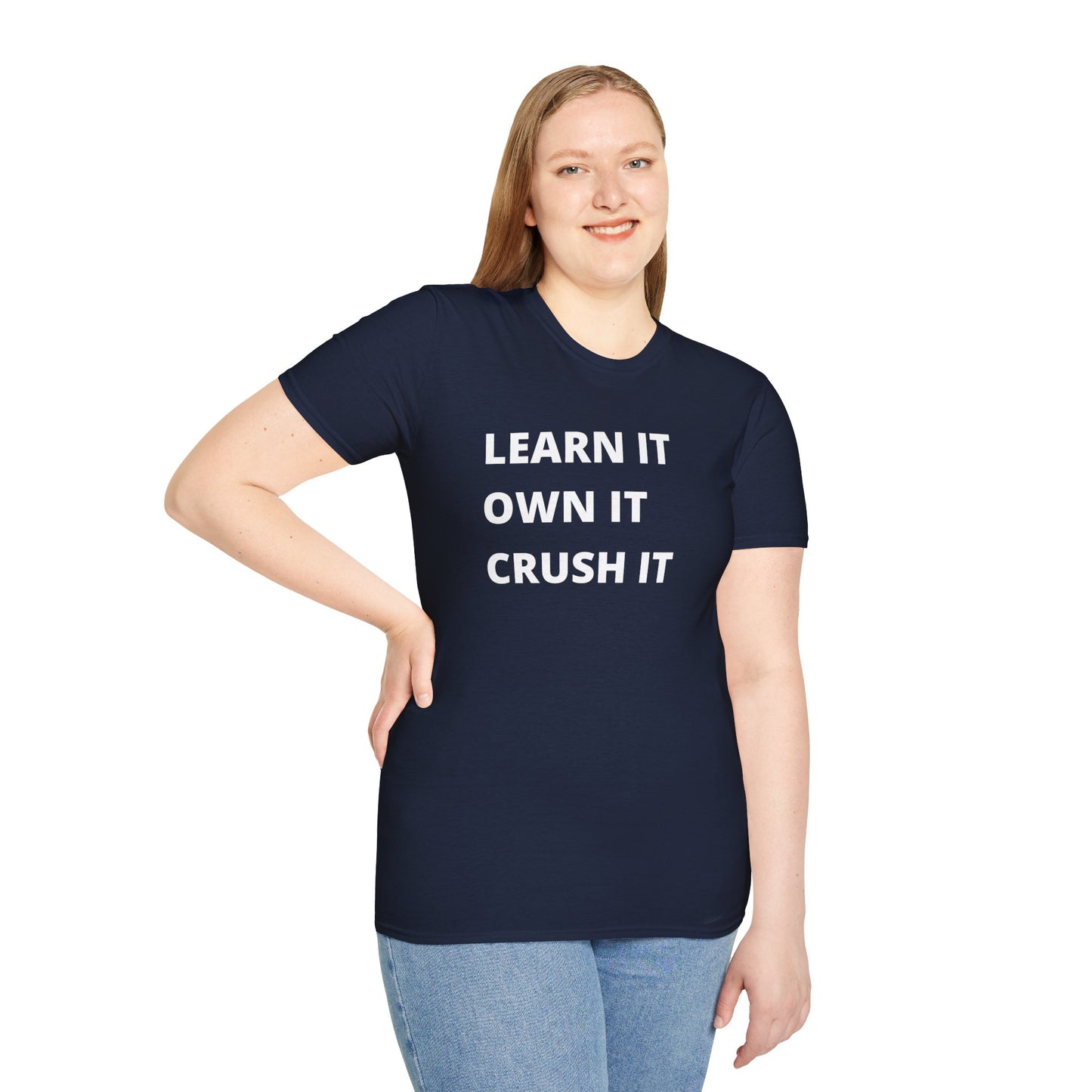 Learn, Own, Crush Unisex Softstyle T-Shirt
