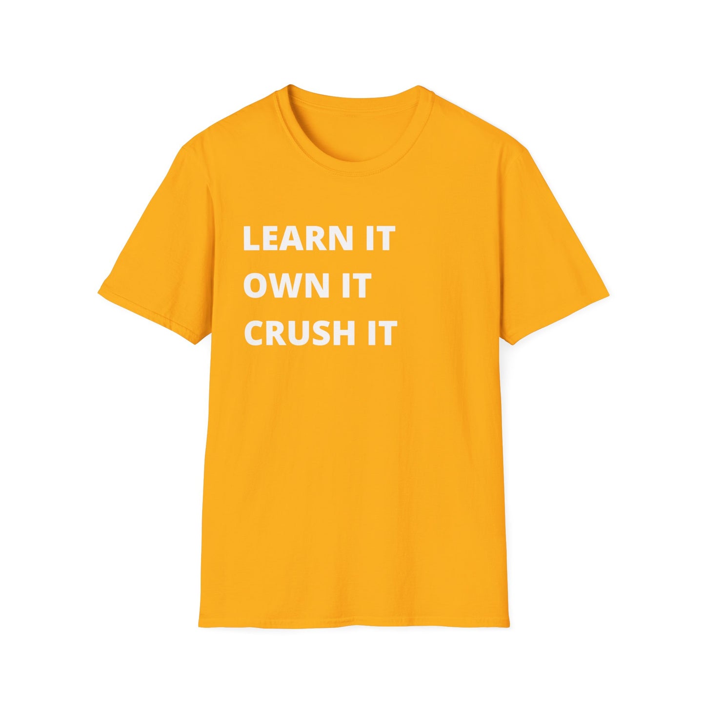 Learn, Own, Crush Unisex Softstyle T-Shirt
