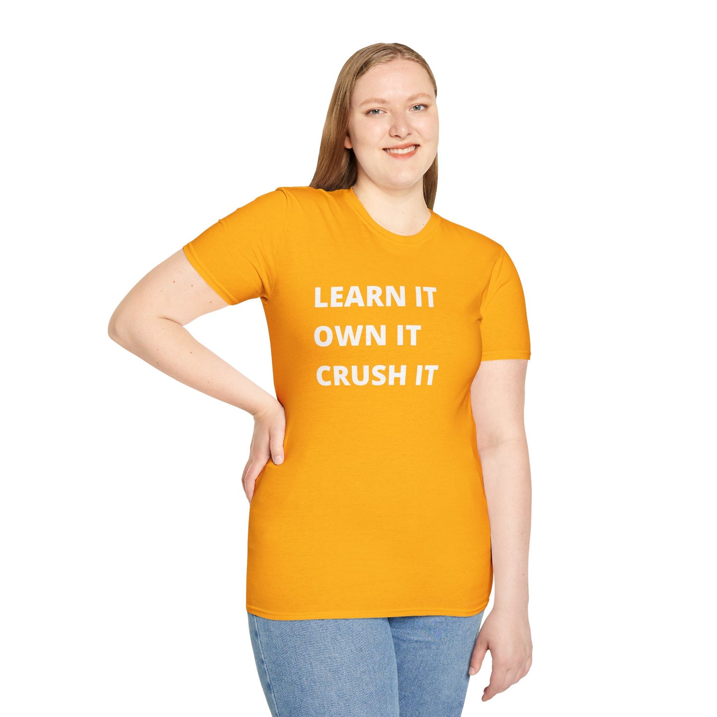 Learn, Own, Crush Unisex Softstyle T-Shirt