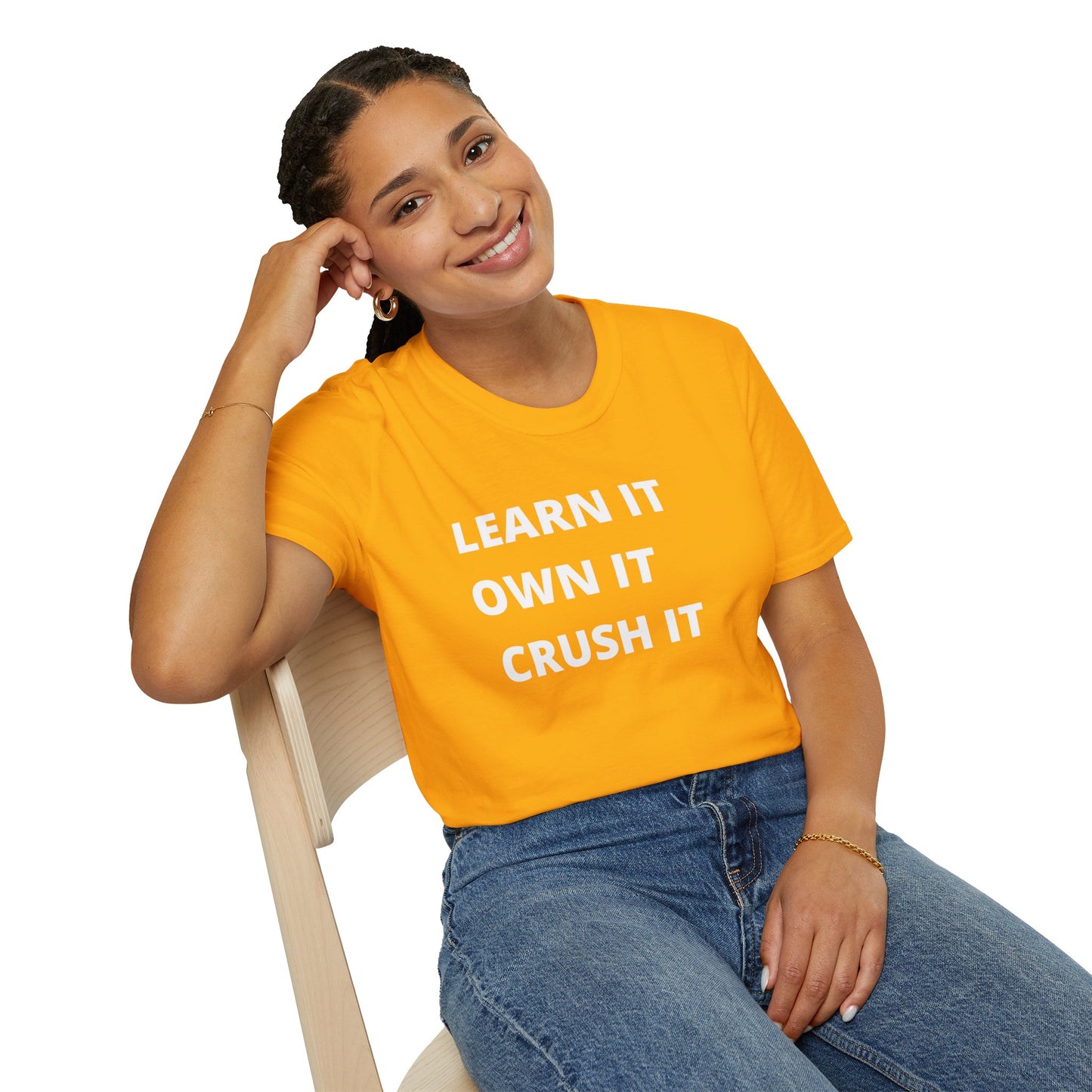 Learn, Own, Crush Unisex Softstyle T-Shirt