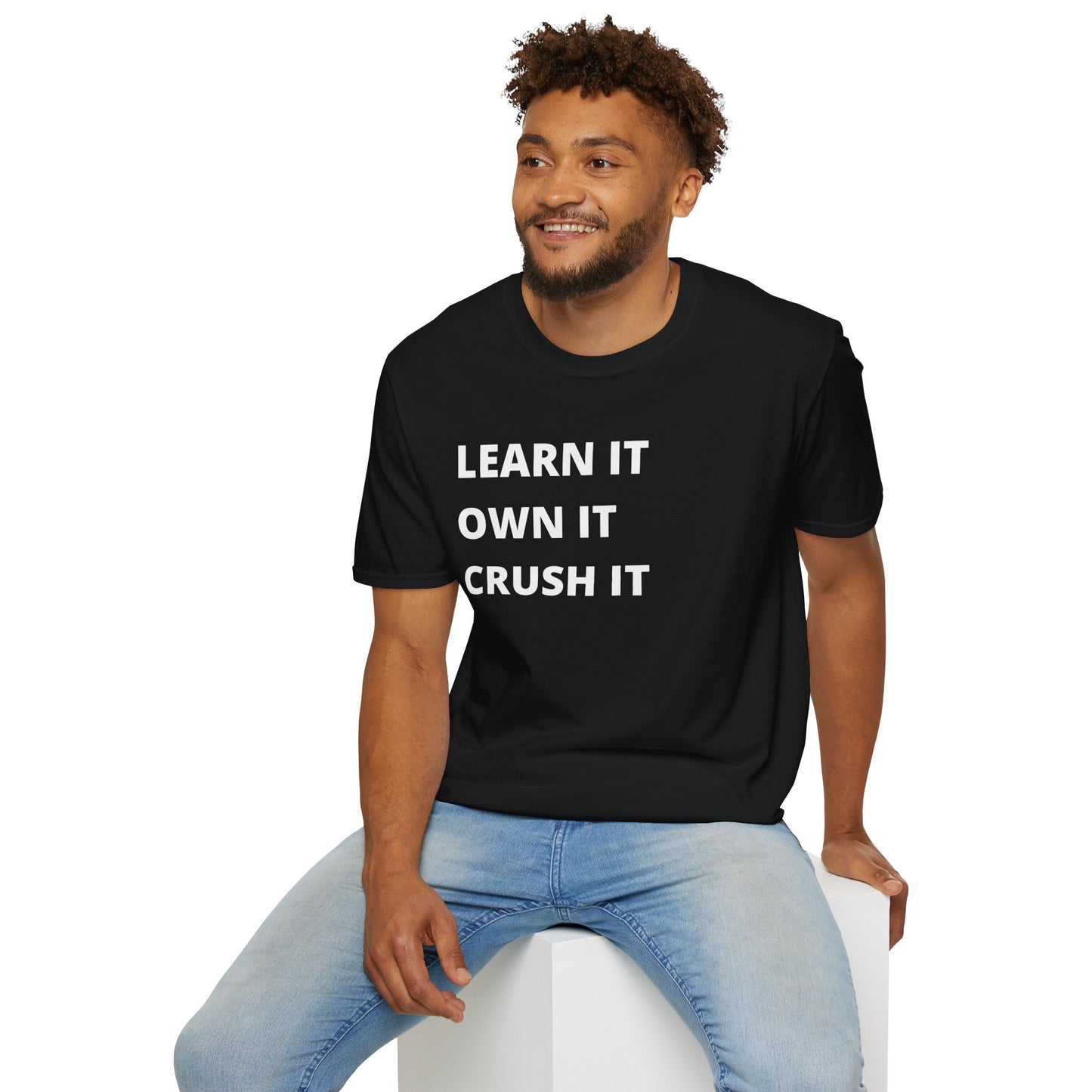 Learn, Own, Crush Unisex Softstyle T-Shirt
