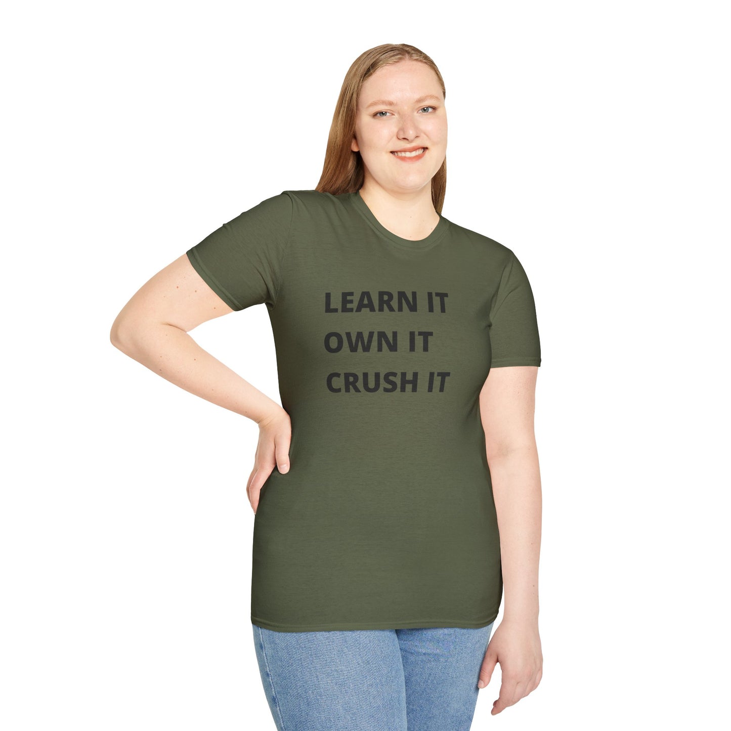Learn, Own, Crush Unisex Softstyle T-Shirt