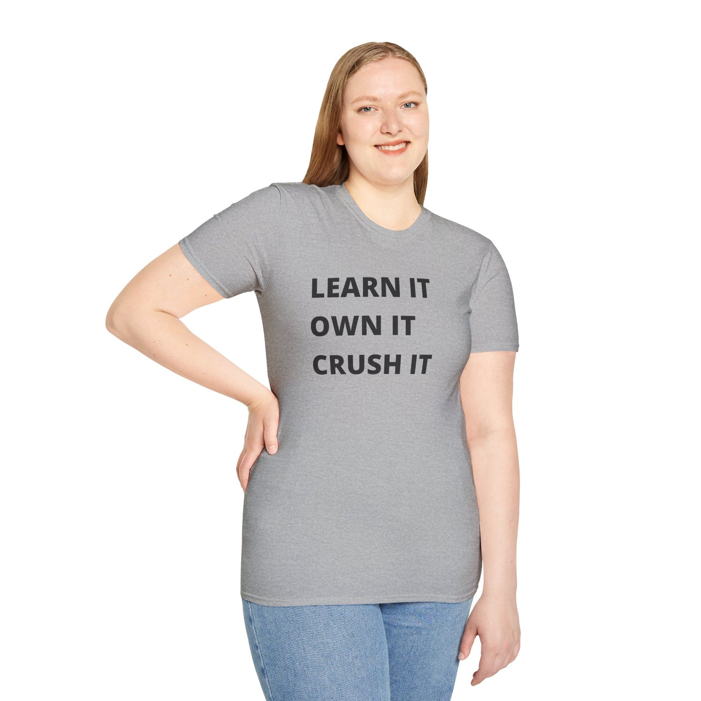 Learn, Own, Crush Unisex Softstyle T-Shirt