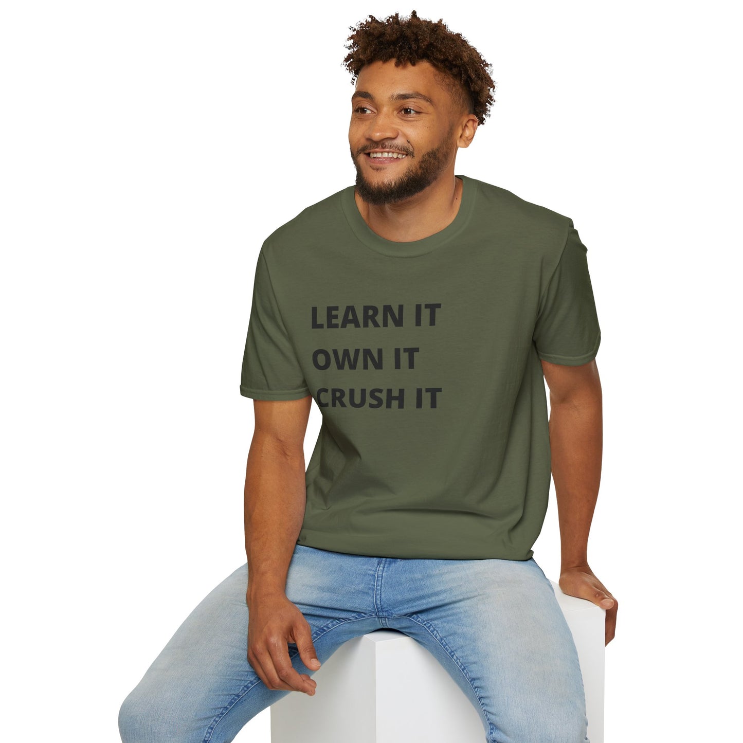 Learn, Own, Crush Unisex Softstyle T-Shirt