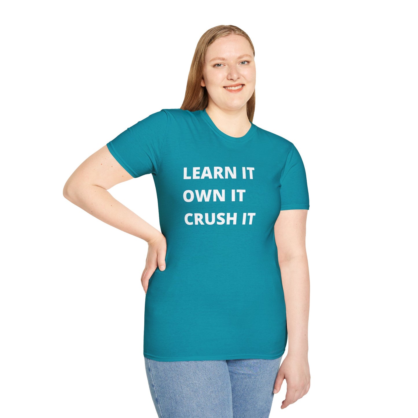 Learn, Own, Crush Unisex Softstyle T-Shirt
