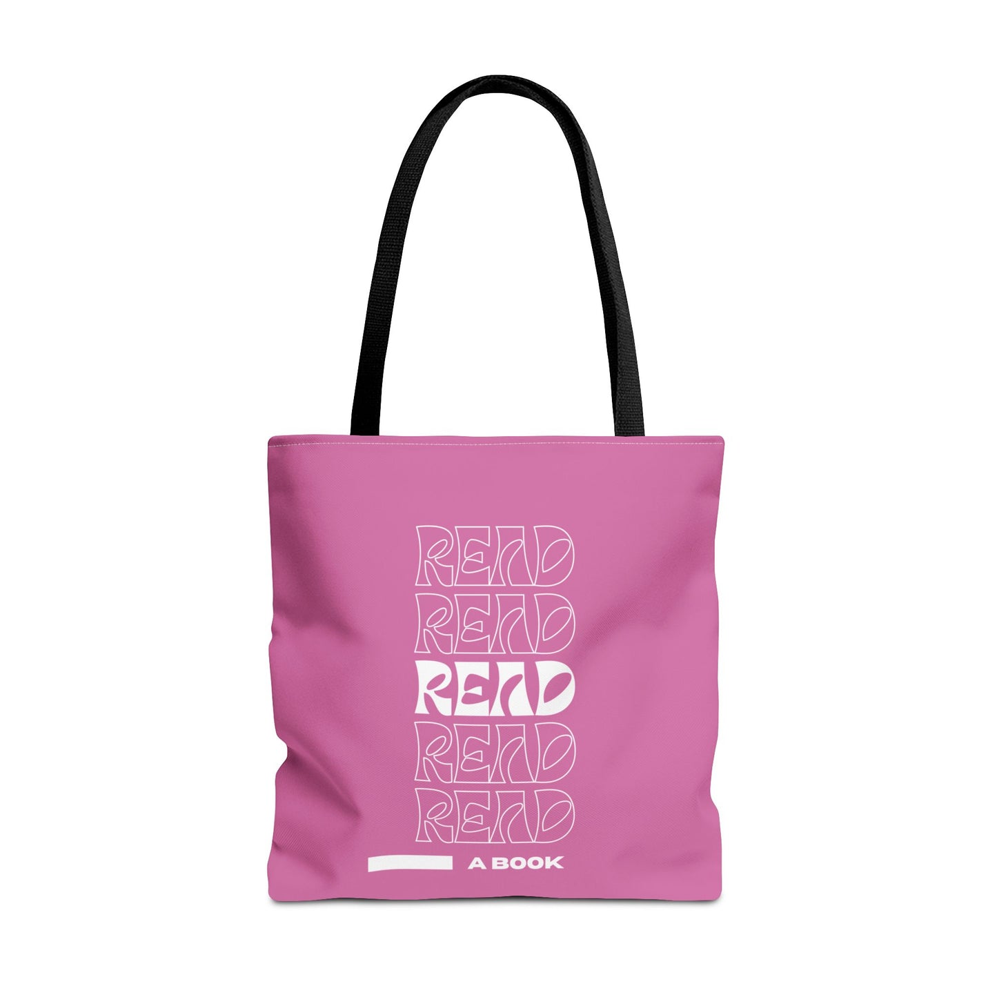 Light Pink Read A Book Tote Bag