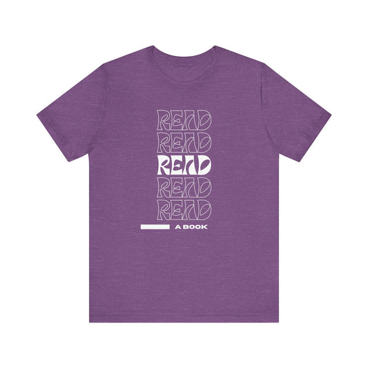 READ Unisex Jersey Short Sleeve Tee (Berry Collection)