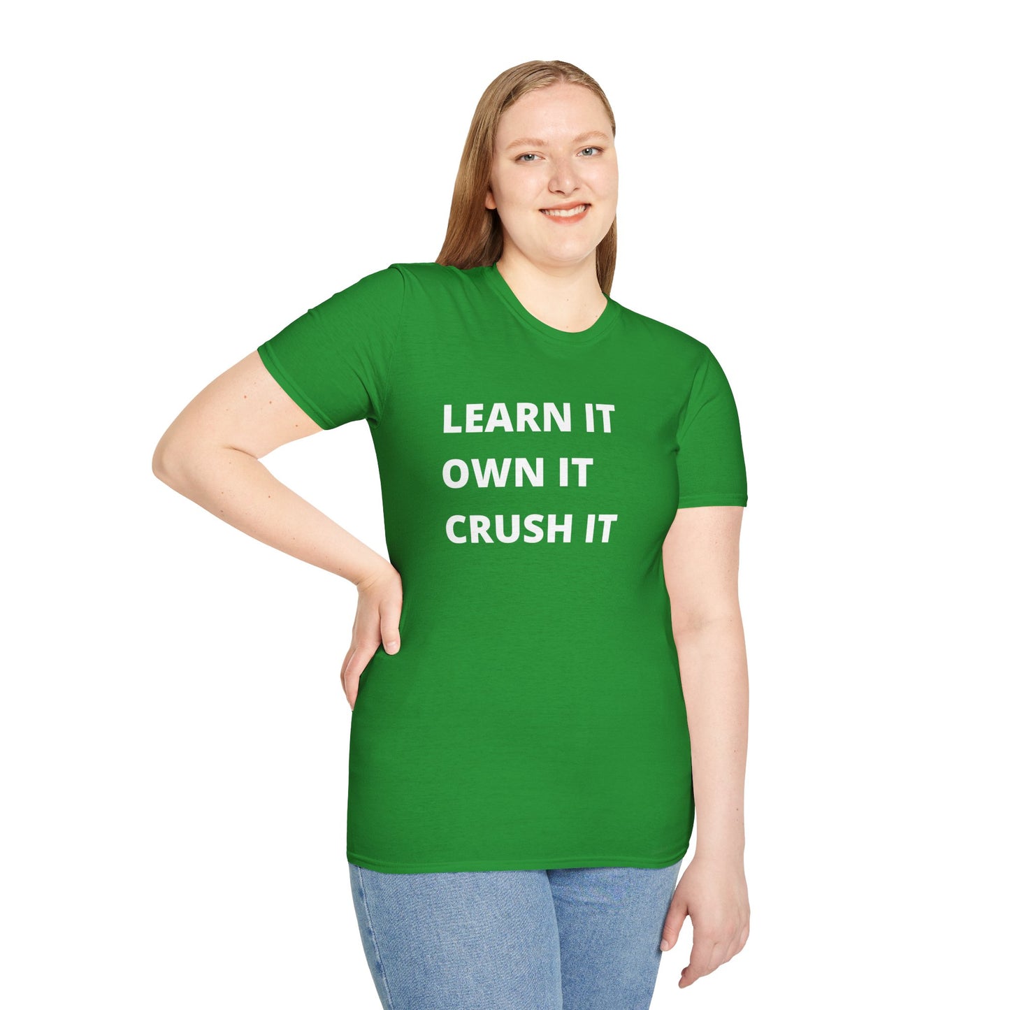 Learn, Own, Crush Unisex Softstyle T-Shirt