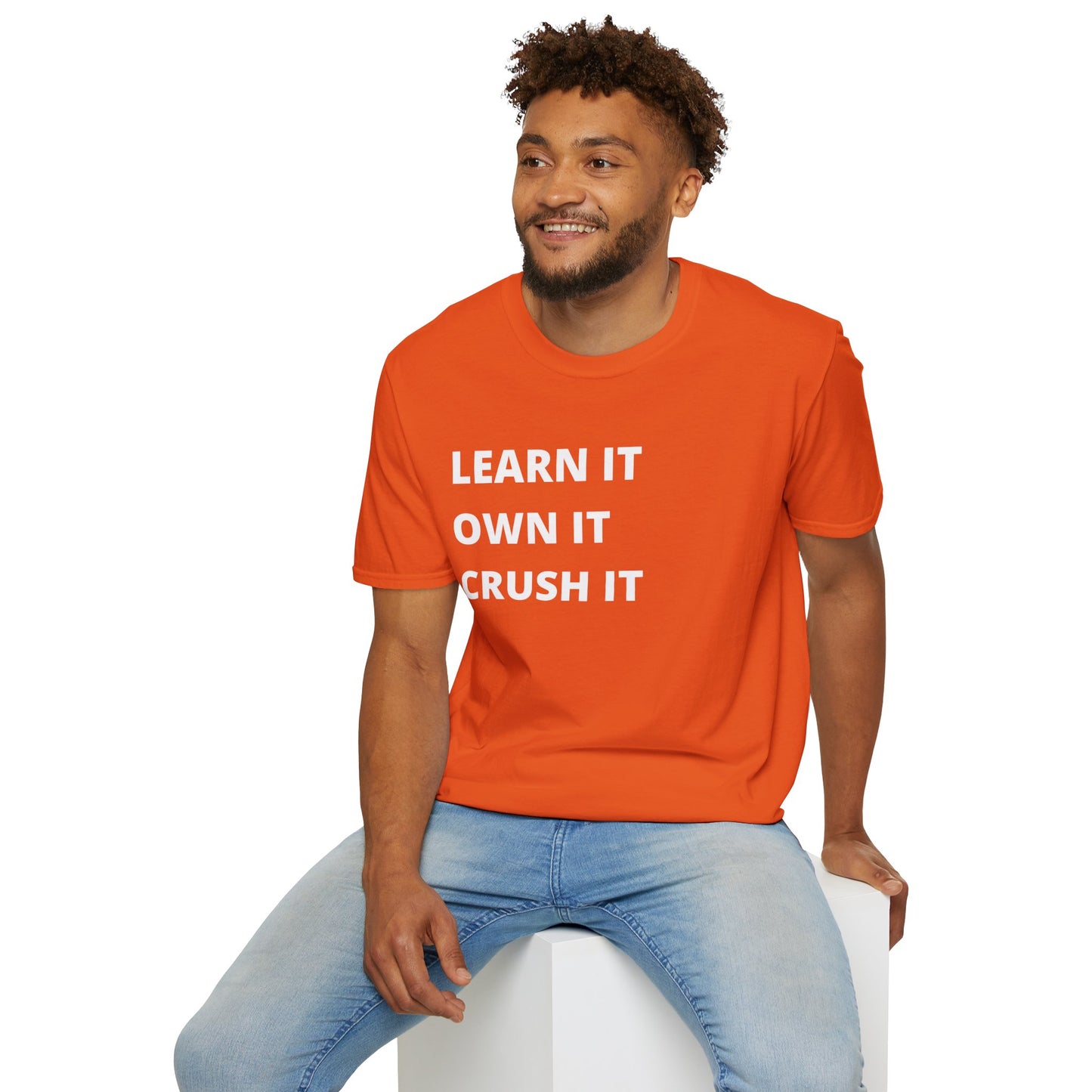 Learn, Own, Crush Unisex Softstyle T-Shirt