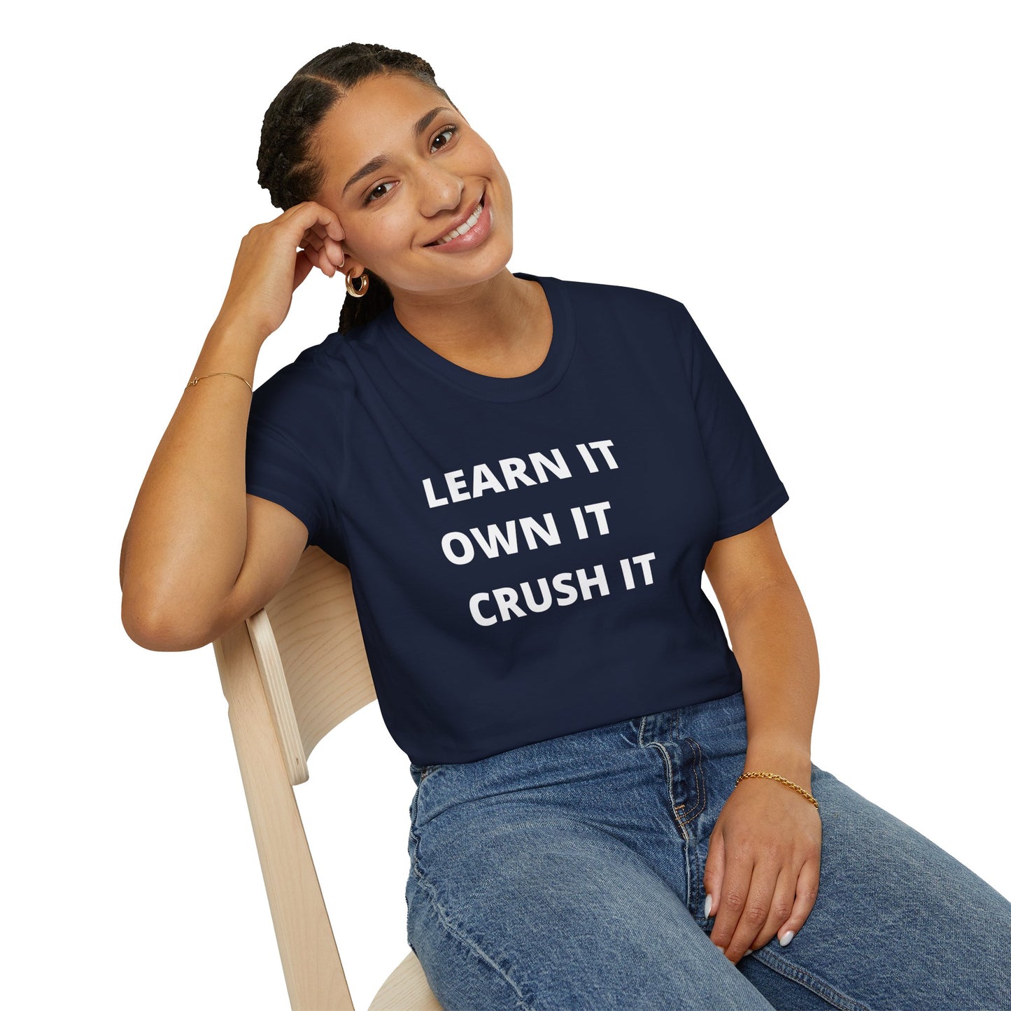 Learn, Own, Crush Unisex Softstyle T-Shirt